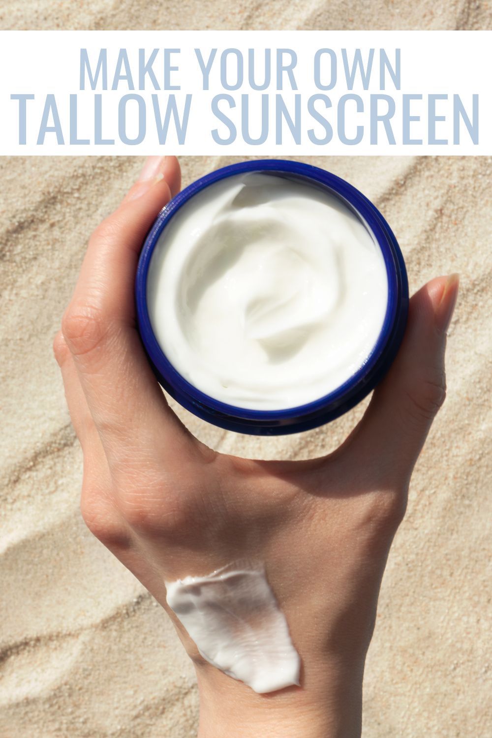 Homemade Tallow Sunscreen